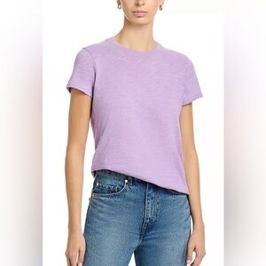 ATM Anthony Thomas Melillo Lavender Slub Jersey Schoolboy Tee NWT Medium